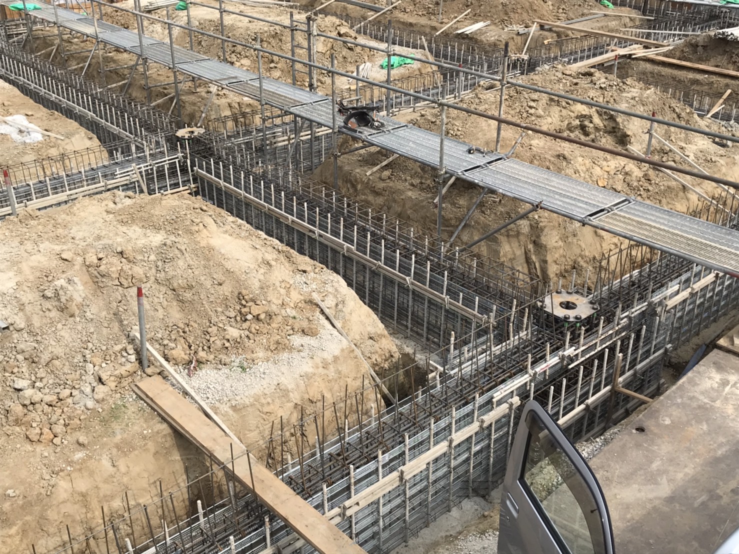 サンドラッグ東住吉区今川店基礎工事完成